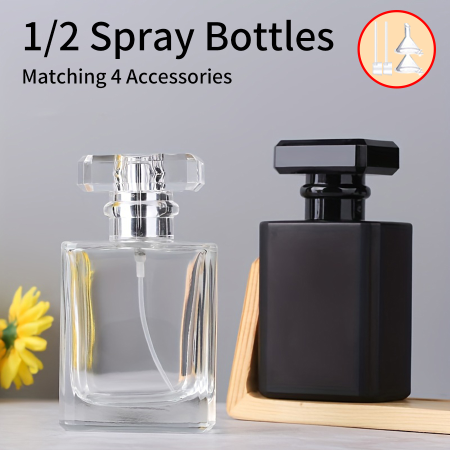 Perfume Fragrance Gallon - 1/2 шт. + 4 аксессуара, стеклянный