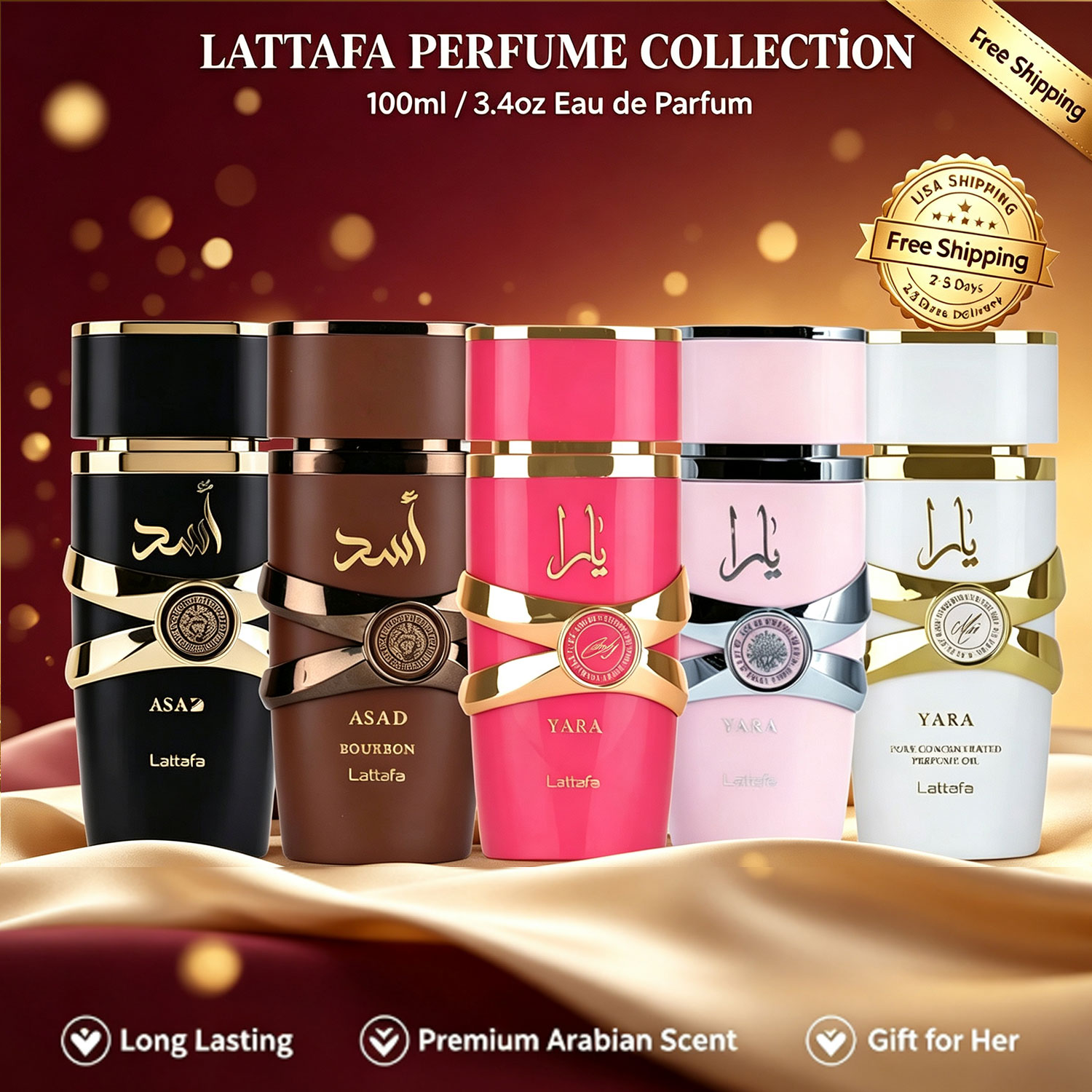 Yara Perfume Fragrance - Парфюмерная вода Lattafa Yara для женщин