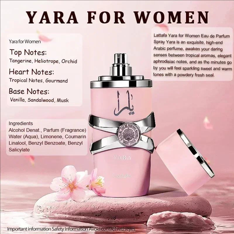 Парфюмированный спрей для тела – обзор и цена Yara Perfume Fragrance